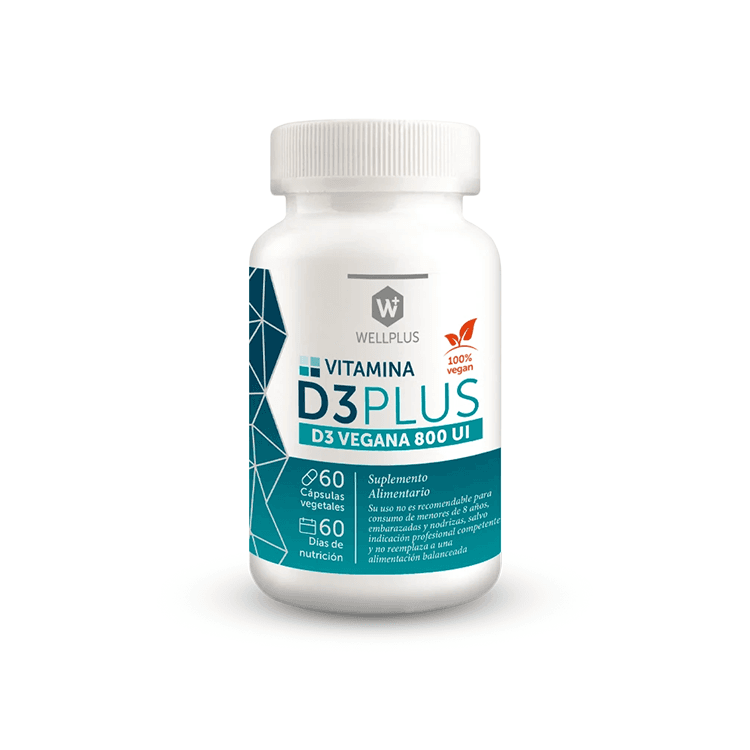 Vitamina D3 Plus Vegana 60 Cápsulas