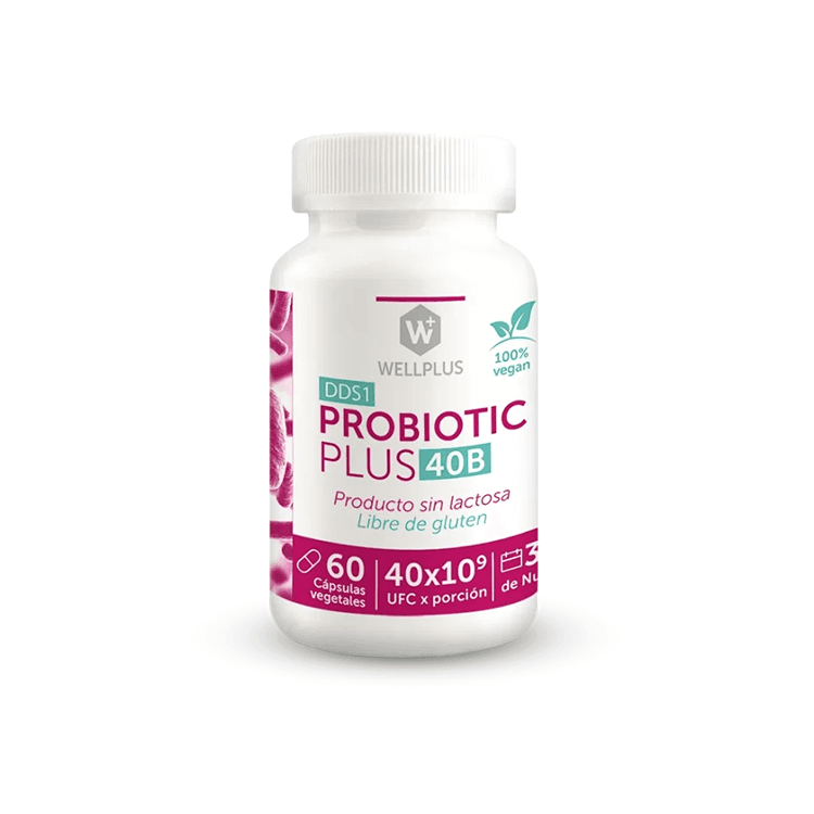 Thumbnail para Probiotic Plus 40B 60 Cápsulas