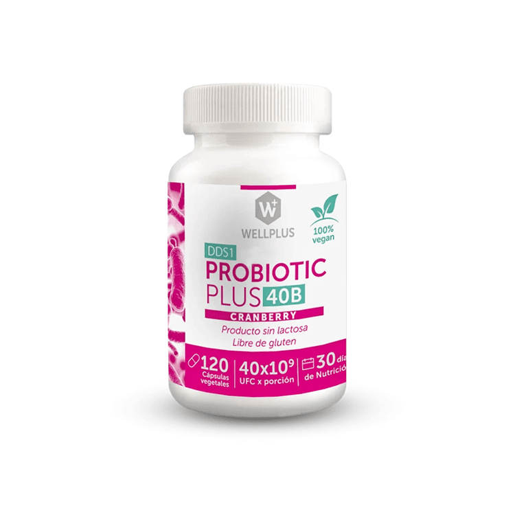 Thumbnail para Probiotic Plus 40B Cranberry 120 Cápsulas