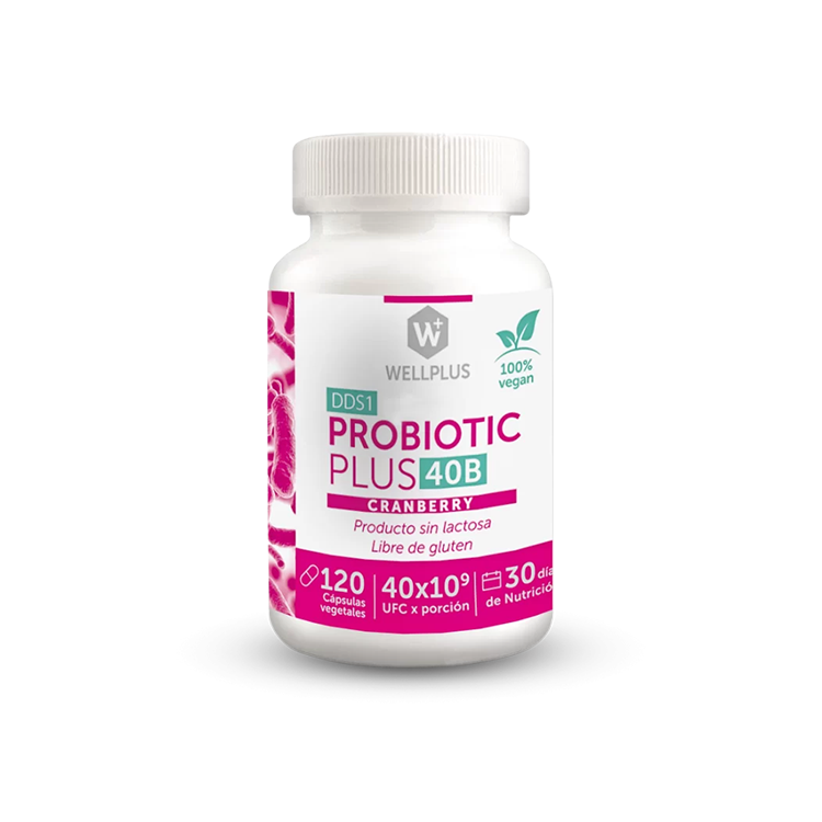 Thumbnail para Probiotic Plus 40B Cranberry 120 Cápsulas